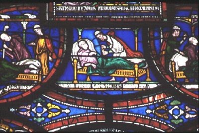 Scène uit het Leven van St. Thomas a Becket, Trinity Chapel Ramen, c.1220 door English School